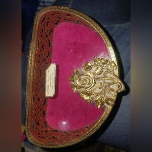 Elegant Pink and Gold Women's Clutch